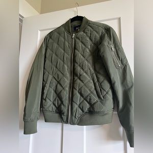 NWOT Blue Rain Bomber Jacket | Size Small |